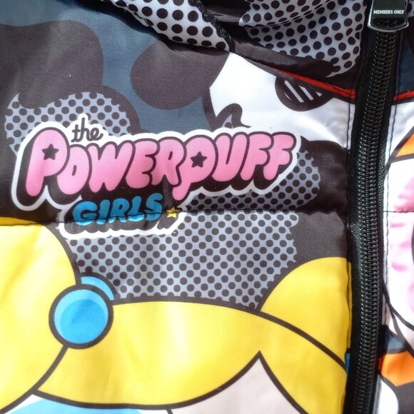 Members Only PowerPuff Girls Team Aewsome Jacket Sz 10-12 Windbreaker - Picture 3 of 15
